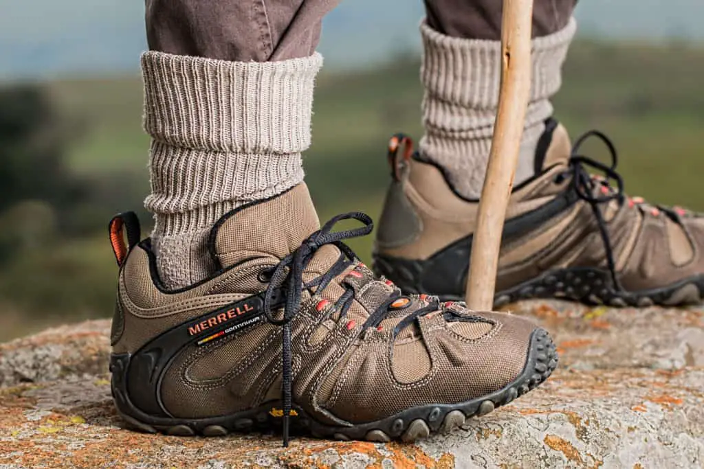 compare merrell hiking shoes